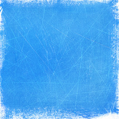 Wall Mural - blue scratched background