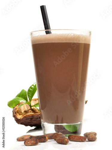 Fototapeta na wymiar Milchshake - Schokolade