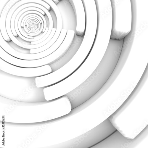 Naklejka dekoracyjna Abstract background with spiral elements