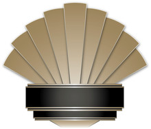 Art Deco Stye Badge