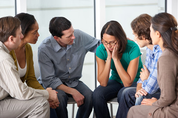 Wall Mural - Meeting Of Support Group