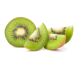 Kiwi fruit sliced segments