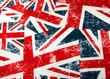 British Union Jack flag montage Background