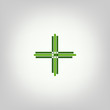 Stylized cross - logo for pharmacy