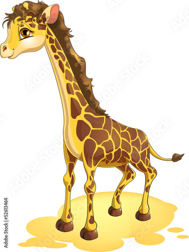 Naklejka na szybę giraffe