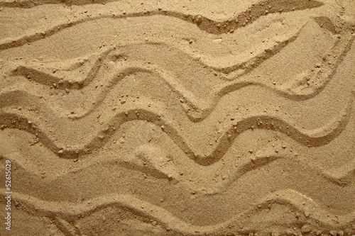 Obraz w ramie yellow sand texture (waves)