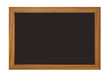 © Direk Takmatcha - Blank blackboard with brown wooden edge