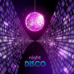 Wall Mural - disco abstract background