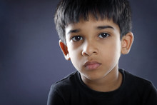 Depressed Indian Little Boy