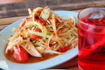 Poster - Papaya salad