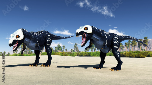 Naklejka samoprzylepna Dinozaur drapieżny