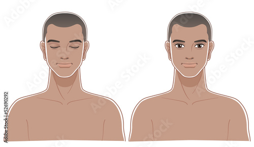 黒人 男性 正面 Front Portraits Of Healthy African Decent Man Stock Vector Adobe Stock 黒人 男性 正面 Front Portraits Of Healthy African Decent Man Stock Vector Adobe Stock