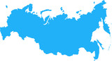 Fototapeta Mapy - Russian Federation Map
