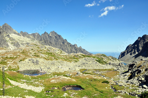 Board z aluminiowym obramowaniem Góry, wysokie Tatry, Słowacja