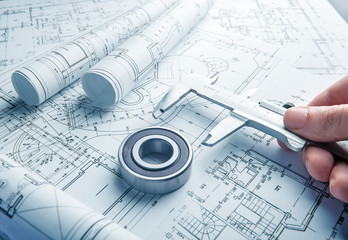 The part of architectural project