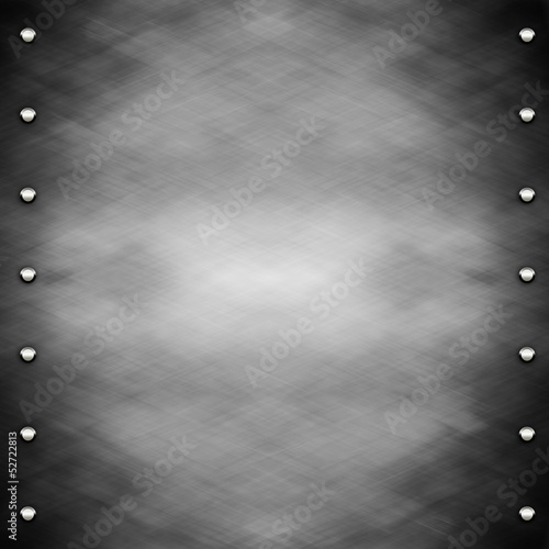 Naklejka samoprzylepna Chromowany panel i nity