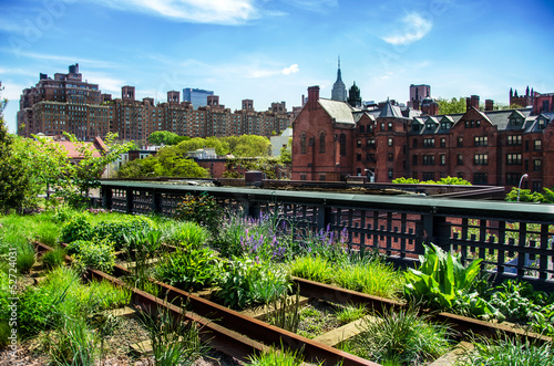 Fotografía HIgh Line, urban public park, New York City, Manhattan