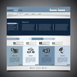 © Droidworker - web site design template for company with black background
