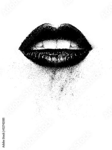 Naklejka samoprzylepna Lips_nt