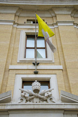 Wall Mural - The symbols of the Vatican.