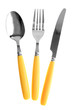© Africa Studio - Fork spoon and knife isolated on white