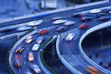 Canvas Print - Highway traffic