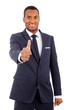© cristovao31 - Smiling African American business man gesturing a thumbs up sign
