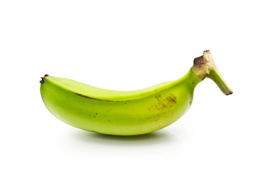Wall Mural - Banana on a white background
