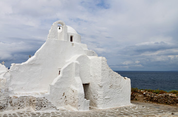 Wall Mural - Church of Panagia Paraportiani at Mykonos island