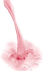 Poster - strawberry milk splash