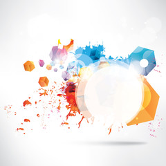 Wall Mural - abstract colored background