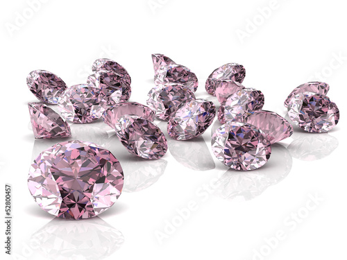 Naklejka dekoracyjna diamond champagne (high resolution 3D image)