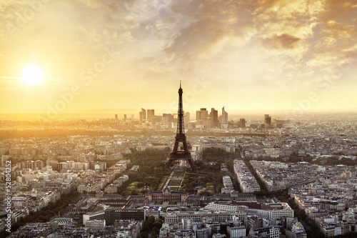 Naklejka dekoracyjna Tour Eiffel Paris