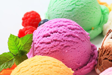 Poster - Assorted ice cream