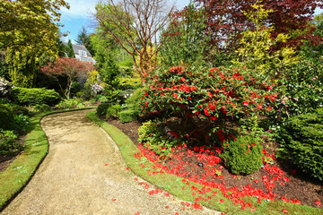 Canvas Print - Beautiful spring garden