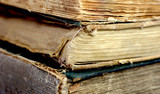 Fototapeta  - Old damaged books