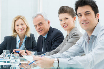 Wall Mural - Business People In Meeting