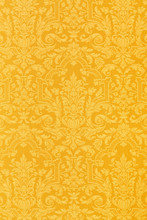 Floral Gold Wallpaper Texture Background