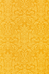 Wall Mural - Floral gold wallpaper texture background