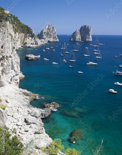 Plakat na papierze fotorealistycznym Piękna wyspa capri, Włochy