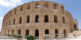Fototapeta  - Panorama rzymskiego koloseum w El Jem