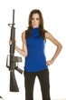 © liongate - Attractive young woman with assault rifle