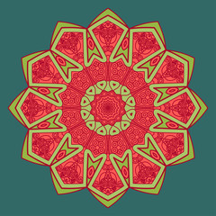 Poster - Vector Round Decorative Design Element