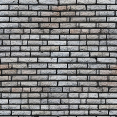 Wall Mural - seamless decorative, brick, gray wall background grunge fabric a