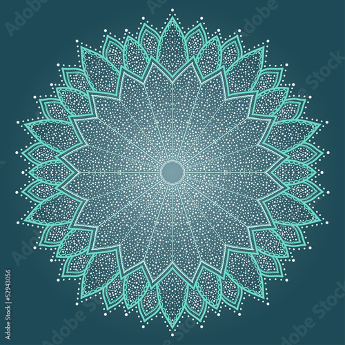 Obraz na płótnie canvas czteroczęściowy "tetraptyk" Mandala. 