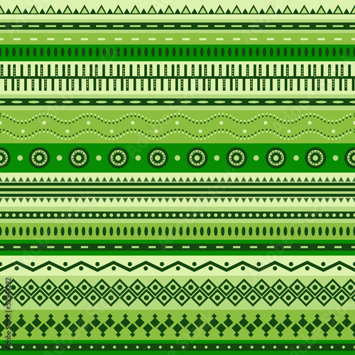 Obraz na płótnie canvas trzyczęściowy "tryptyk" Tribal aztec szwu.