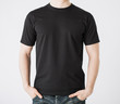 © Syda Productions - man in blank t-shirt