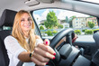 © william87 - Young Woman Driving Her Car