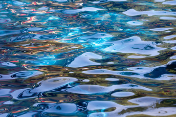 Wall Mural - Abstract background of water in the pool