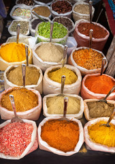 Wall Mural - Indian colorful spices